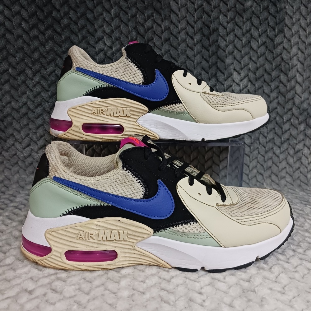 Nike Air Max Excee Women's Running Sneakers Shoes Fossil Hyper Blue Size 8.5